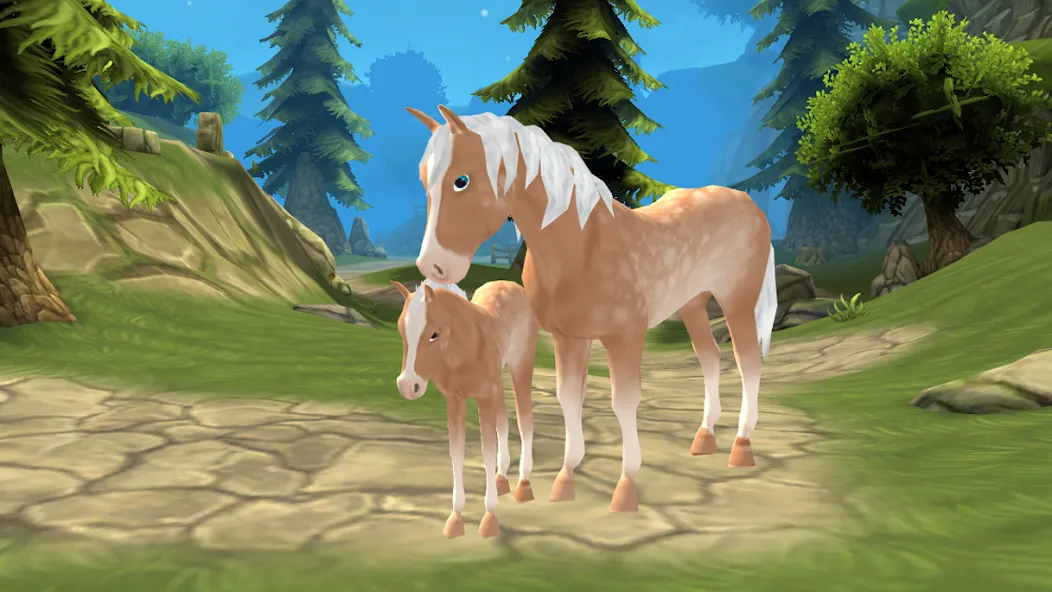 Horse Paradise: My Dream Ranch [MOD: безлимитные деньги и ресурсы] Screenshot 4