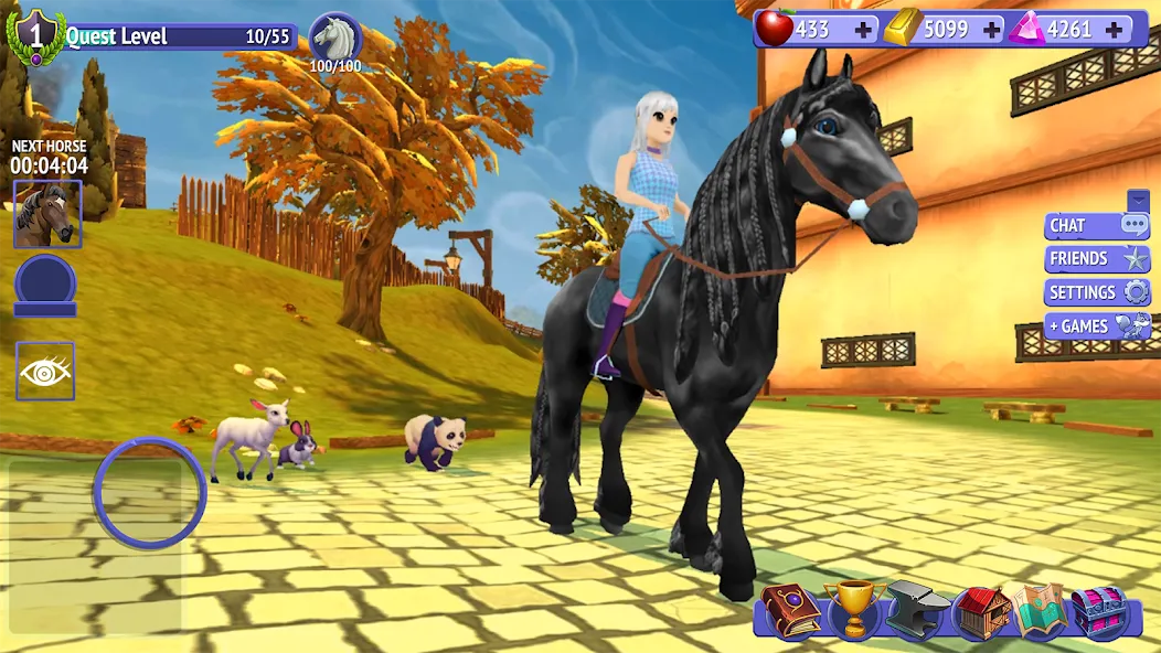 Horse Riding Tales - Wild Pony [MOD: бесконечные монеты и редкие лошади] Screenshot 2