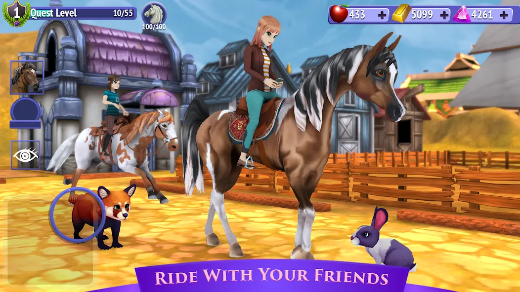Horse Riding Tales - Wild Pony [MOD: бесконечные монеты и редкие лошади] Screenshot 5
