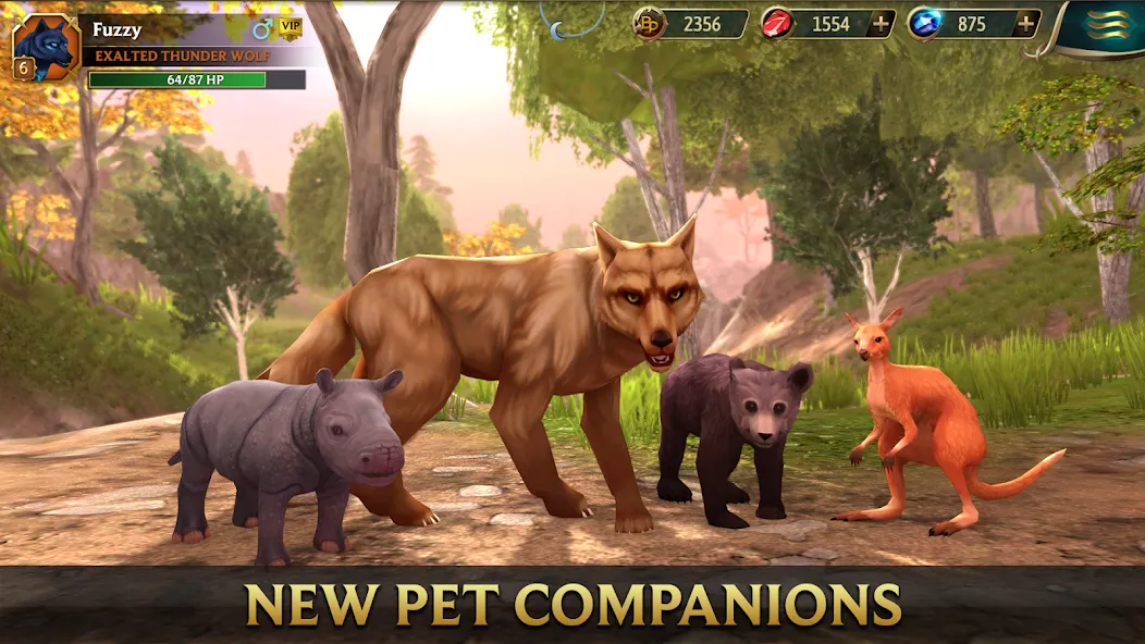 Wolf Tales - Wild Animal Sim [MOD: много денег и всё открыто] Screenshot 2