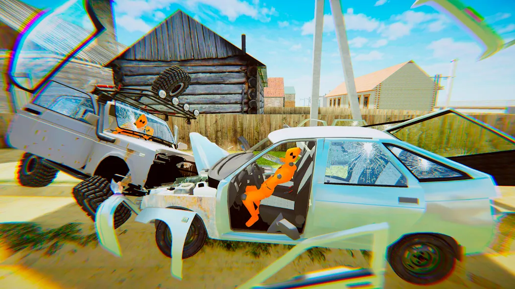 VAZ Crash Test Simulator 2 [MOD: безлимитные деньги и все машины] Screenshot 2