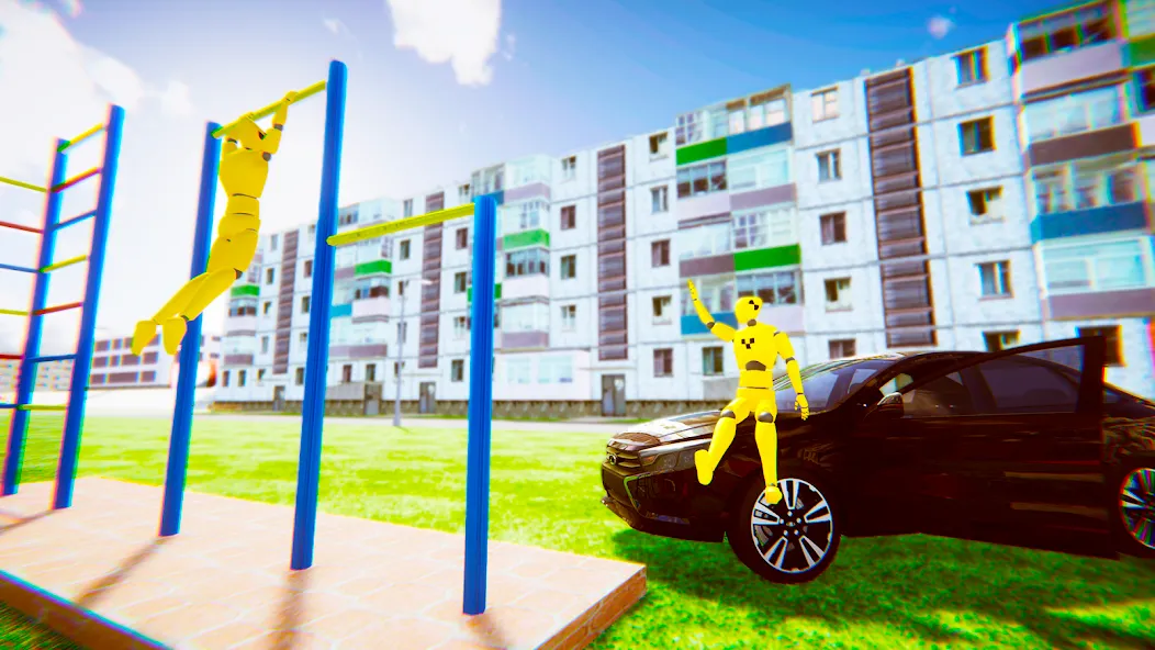 VAZ Crash Test Simulator 2 [MOD: безлимитные деньги и все машины] Screenshot 3