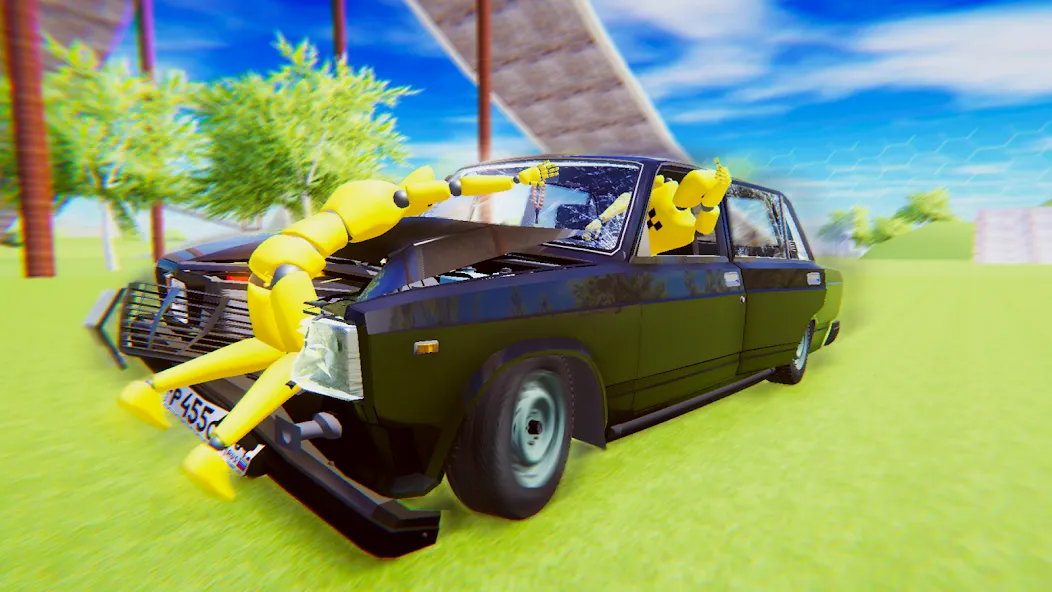 VAZ Crash Test Simulator 2 [MOD: безлимитные деньги и все машины] Screenshot 4