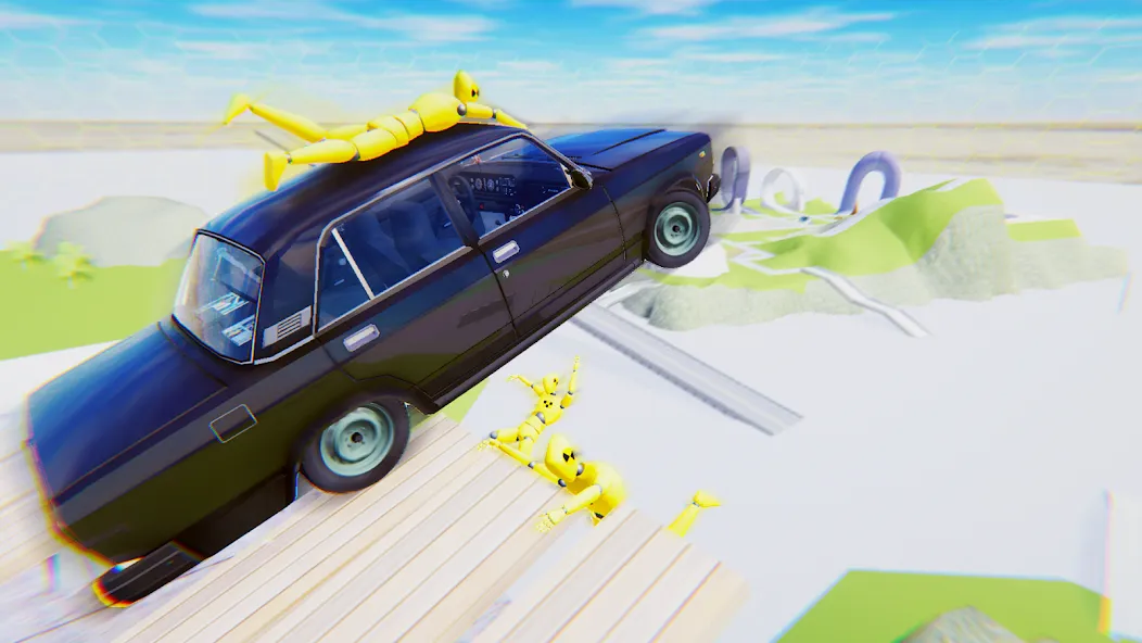 VAZ Crash Test Simulator 2 [MOD: безлимитные деньги и все машины] Screenshot 5