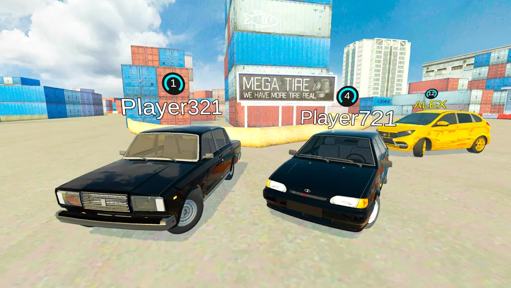 Lada Drift Simulator - Online [MOD: безлимитные деньги и все машины открыты] Screenshot 2