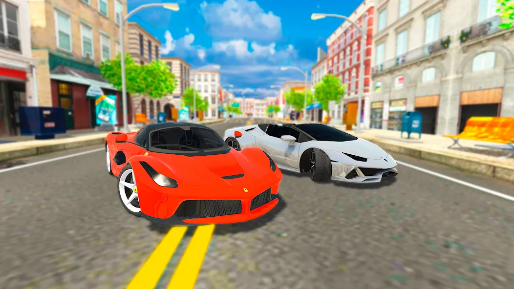 Car Driving Simulator: Online [MOD: безлимитные деньги и все машины] Screenshot 1