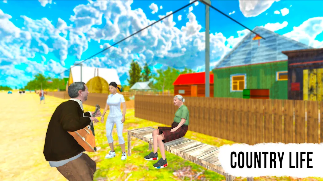 Russian Village: Online &amp; LADA [MOD: безлимитные деньги и ресурсы] Screenshot 3