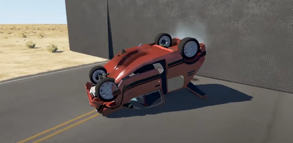 Realistic Car Crash Simulator [MOD: безлимитные деньги и открыты все машины] Screenshot 1