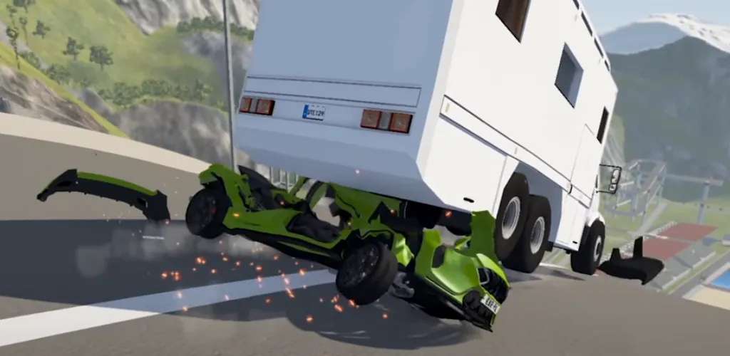 Realistic Car Crash Simulator [MOD: безлимитные деньги и открыты все машины] Screenshot 3