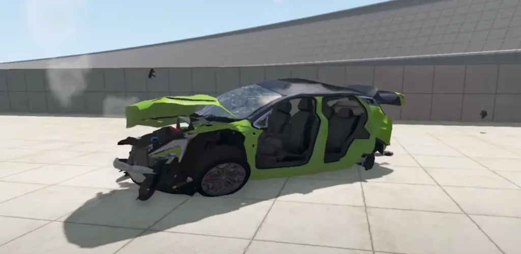 Realistic Car Crash Simulator [MOD: безлимитные деньги и открыты все машины] Screenshot 4