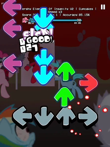 Magic Music Rainbow Battle [MOD: безлимитные кристаллы и все песни] Screenshot 3