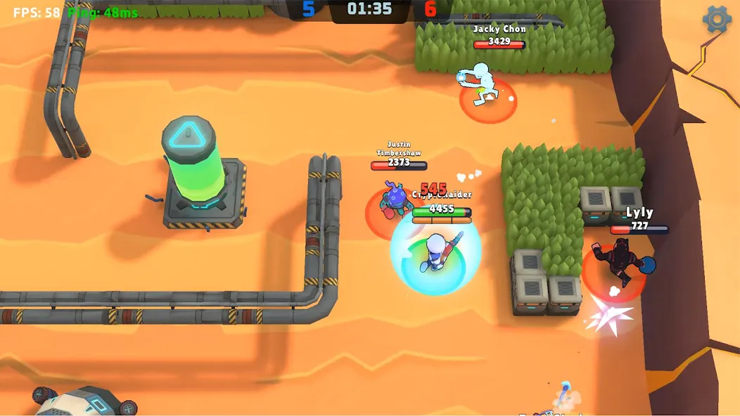 Galaxy Fight Club [MOD: безлимитные ресурсы и усиленные герои] Screenshot 2