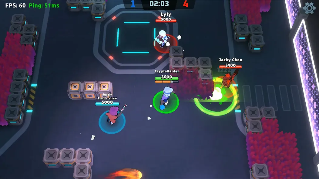 Galaxy Fight Club [MOD: безлимитные ресурсы и усиленные герои] Screenshot 3