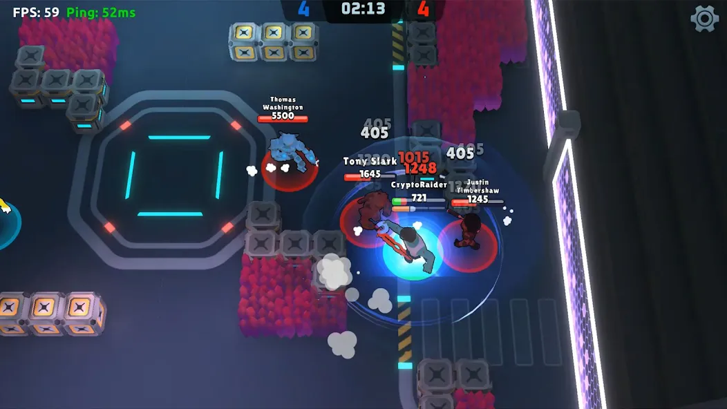 Galaxy Fight Club [MOD: безлимитные ресурсы и усиленные герои] Screenshot 4