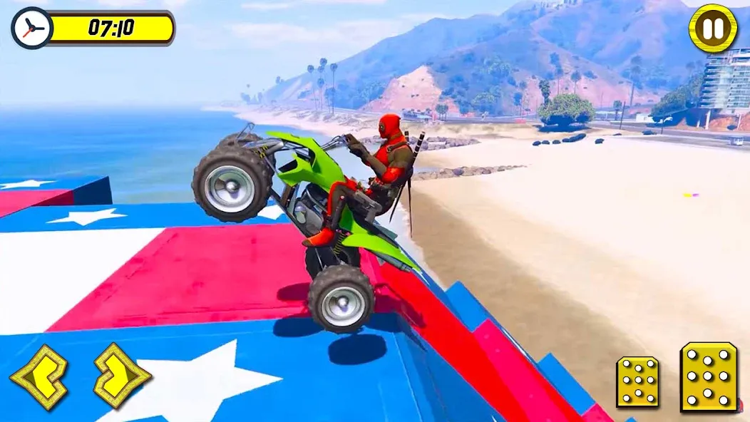 ATV Quads Bike Stunt Racing 3D [MOD: безлимитные деньги и все трассы открыты] Screenshot 4
