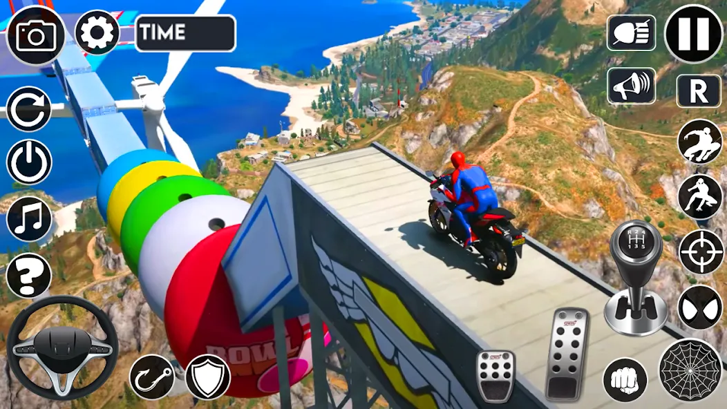 Superhero Tricky Bike Stunt [MOD: безлимитные деньги и все байки] Screenshot 3