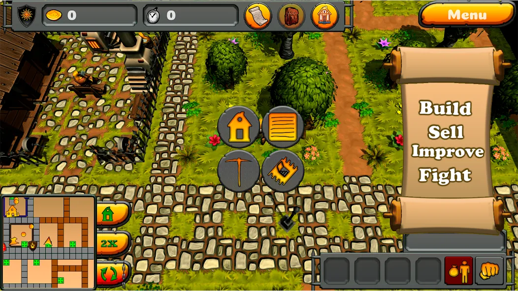 For the King: Middle Ages [MOD: безлимитные ресурсы и усиленные герои] Screenshot 2