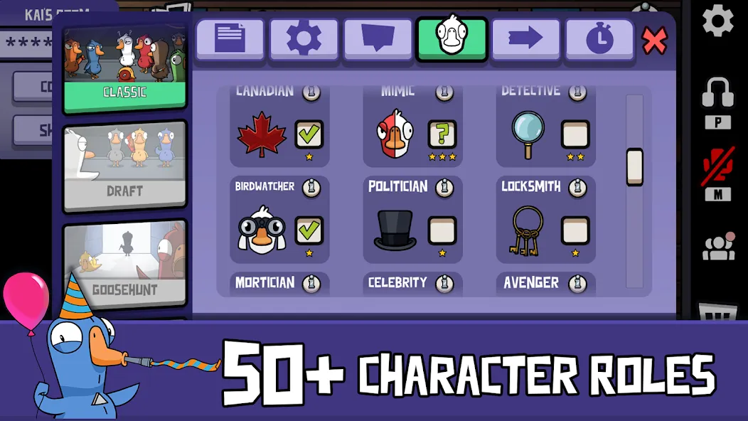 Goose Goose Duck [MOD: безлимитные роли и открыты все карты] Screenshot 3