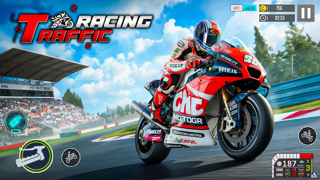 Moto Racing 3d Motorcycle Game [MOD: безлимитные деньги и все трассы открыты] Screenshot 2