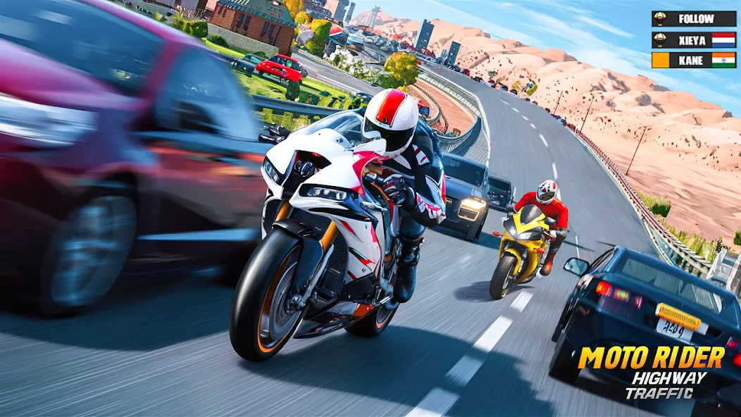 Moto Racing 3d Motorcycle Game [MOD: безлимитные деньги и все трассы открыты] Screenshot 4
