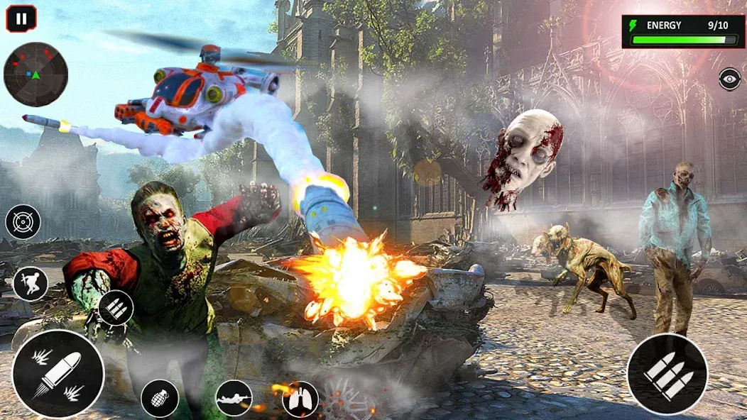 Sniper Zombie Shooting [MOD: много денег и открыты уровни] Screenshot 2
