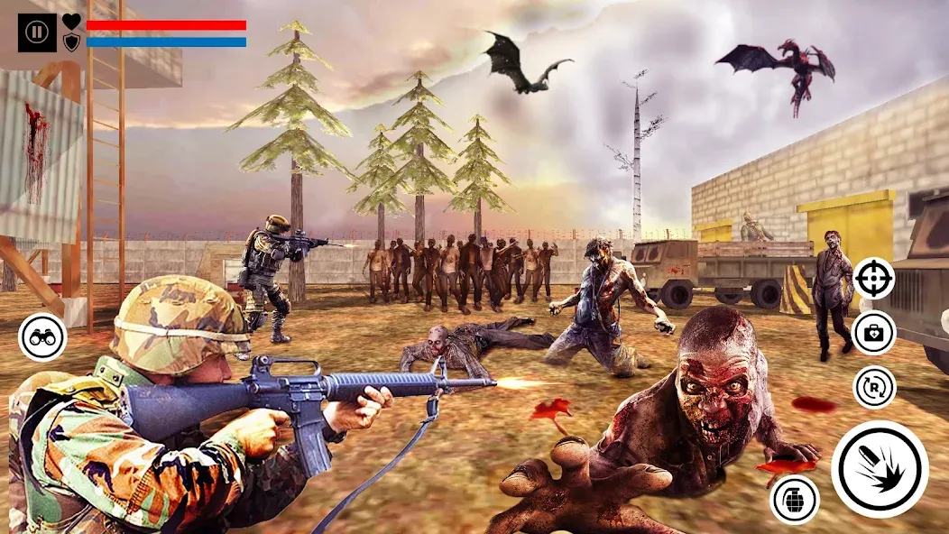 Sniper Zombie Shooting [MOD: много денег и открыты уровни] Screenshot 3