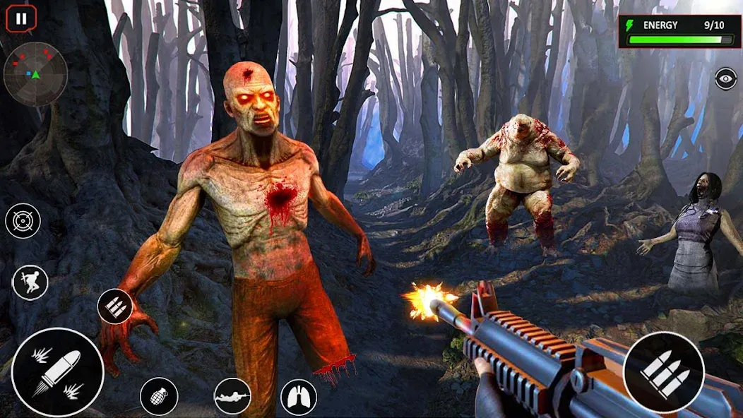 Sniper Zombie Shooting [MOD: много денег и открыты уровни] Screenshot 5