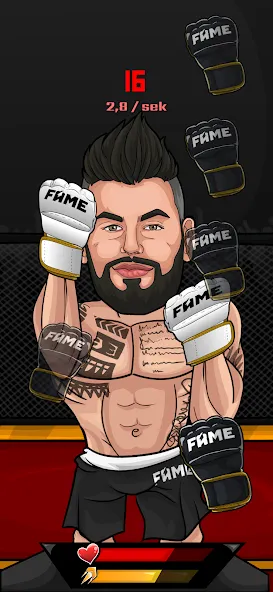 FAME MMA APP [MOD: эксклюзивные бои и бонусы] Screenshot 3