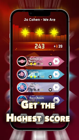 Dash'n'Beat - EDM Rhythm game [MOD: безлимитные деньги и все уровни открыты] Screenshot 4