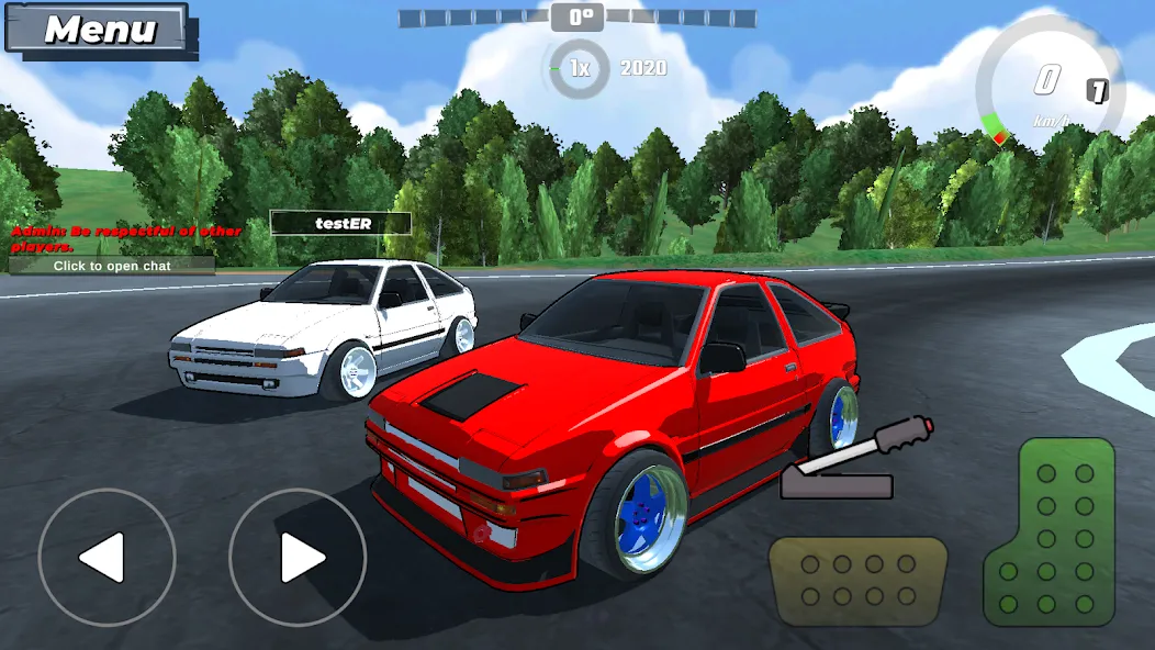 Drift King: Online [MOD: безлимитные деньги и все машины] Screenshot 1