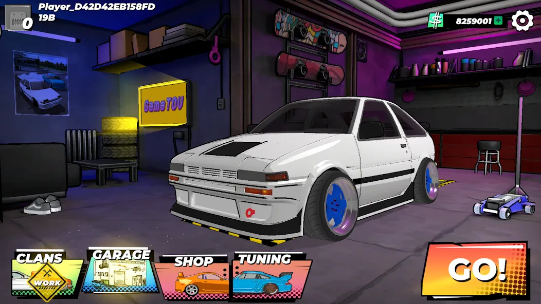 Drift King: Online [MOD: безлимитные деньги и все машины] Screenshot 2