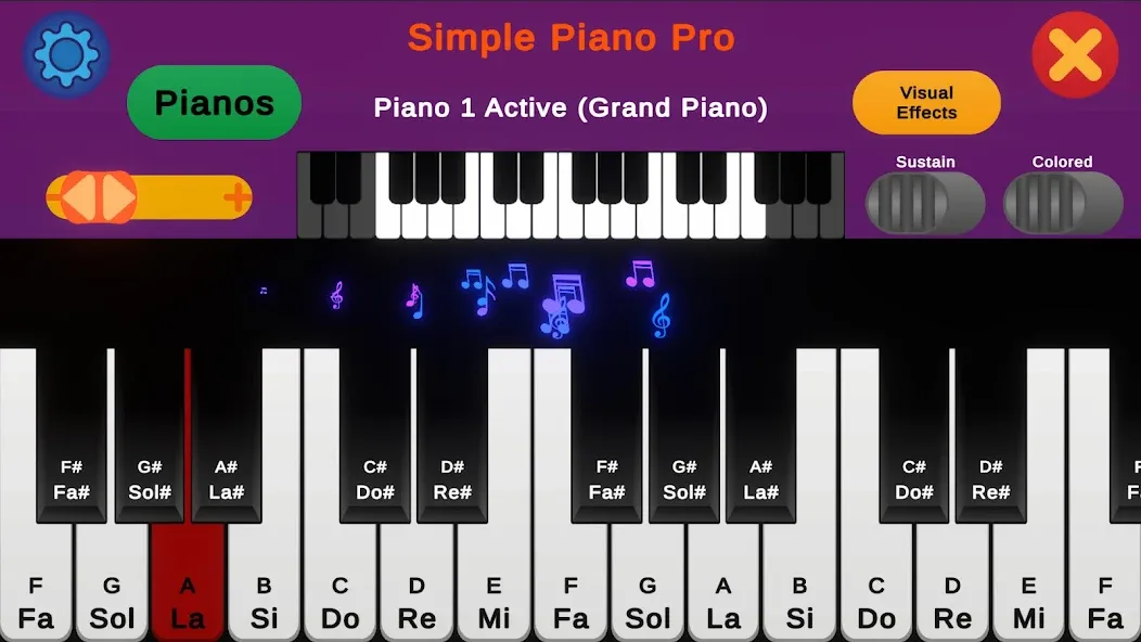 Simple Piano Pro [MOD: разблокированы все песни и ноты] Screenshot 3