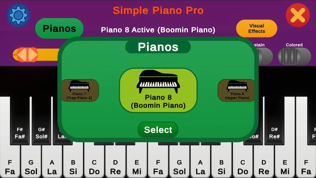 Simple Piano Pro [MOD: разблокированы все песни и ноты] Screenshot 5
