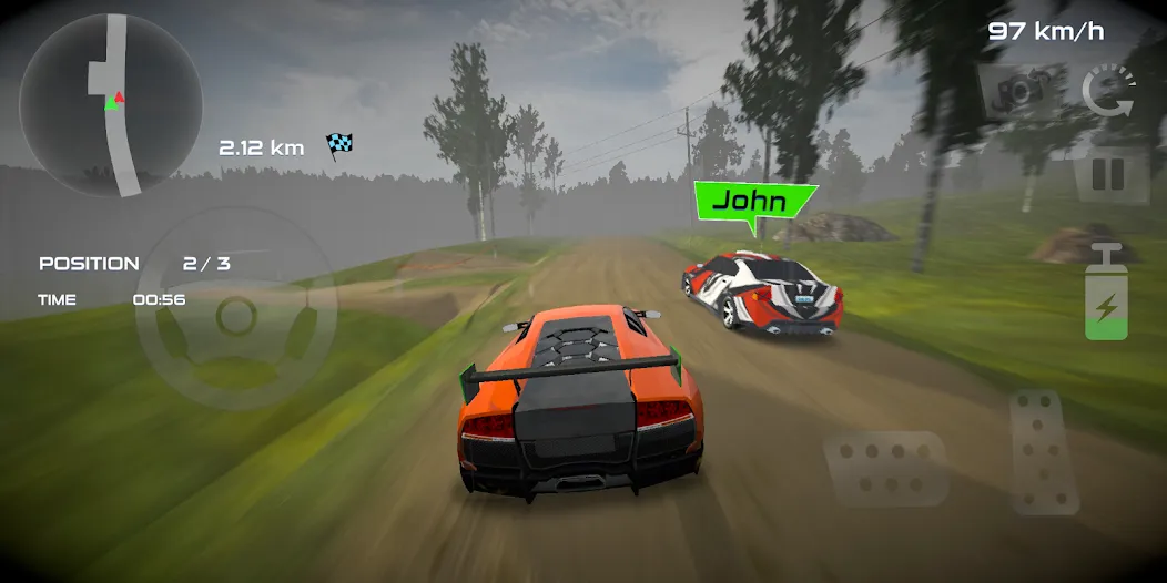 Rally Car : Extreme Fury Race [MOD: безлимитные деньги и все машины открыты] Screenshot 2