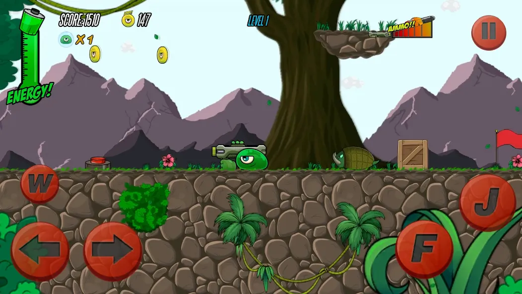Green Bubble [MOD: бесконечные жизни и подсказки] Screenshot 1