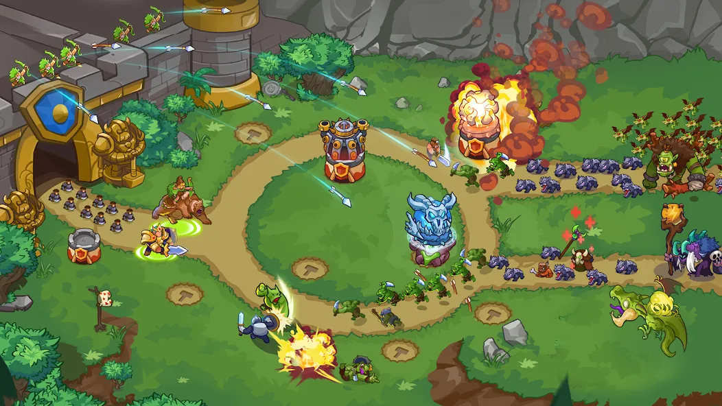 King of Defense 2: Epic TD [MOD: много денег и все открыто] Screenshot 1