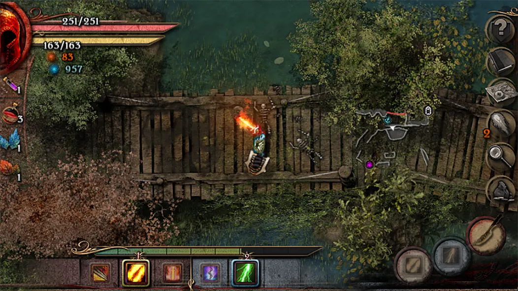 Almora Darkosen RPG [MOD: безлимитные ресурсы и усиленный герой] Screenshot 1