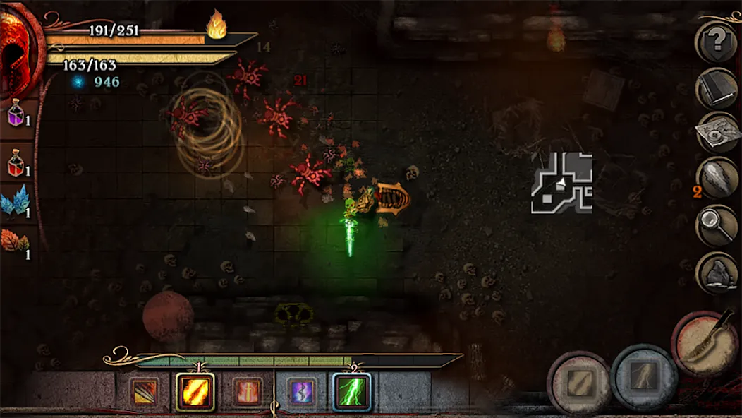 Almora Darkosen RPG [MOD: безлимитные ресурсы и усиленный герой] Screenshot 3