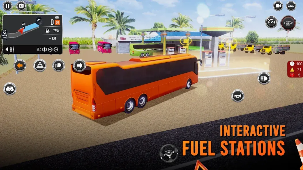 Bus Simulator Bangladesh [MOD: безлимитные деньги и топливо] Screenshot 5