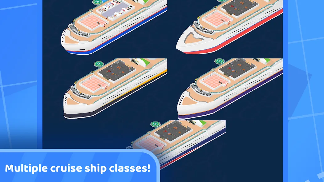 Idle Cruise Ship Simulator [MOD: безлимитные деньги и пассажиры] Screenshot 3