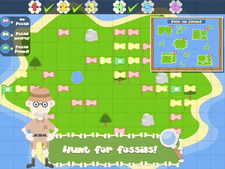 Dino Fossil Dig - Jurassic Adv [MOD: много денег и все уровни] Screenshot 4