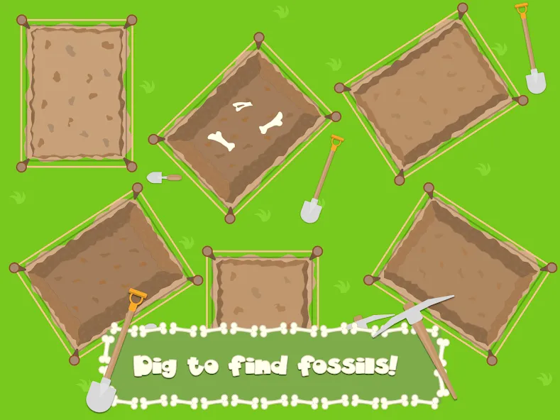 Dino Fossil Dig - Jurassic Adv [MOD: много денег и все уровни] Screenshot 5