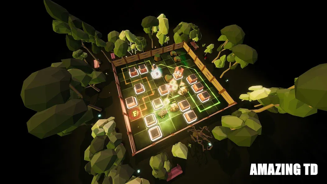 AMazing TD: Towers &amp; Mazes [MOD: безлимитные деньги и башни] Screenshot 1