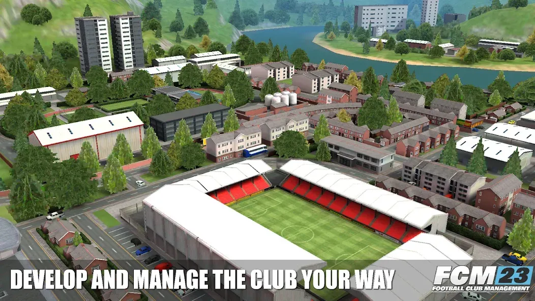 FCM23 Soccer Club Management [MOD: безлимитные деньги и ресурсы] Screenshot 2