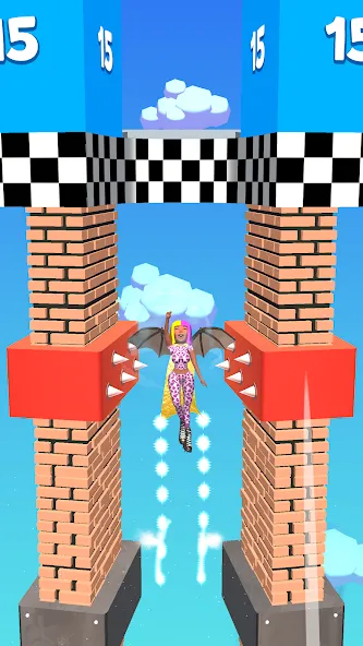 Stretch Legs: Jump King [MOD: безлимитные прыжки и открыты все уровни] Screenshot 5