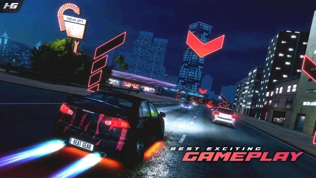 Heat Gear - Race &amp; Drift World [MOD: безлимитные деньги и топливо] Screenshot 5