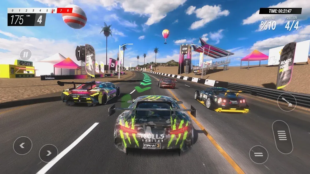 Rally Horizon [MOD: безлимитные деньги и топливо] Screenshot 1