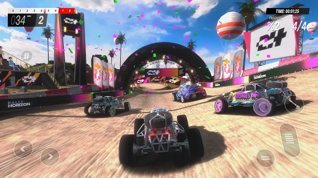 Rally Horizon [MOD: безлимитные деньги и топливо] Screenshot 3