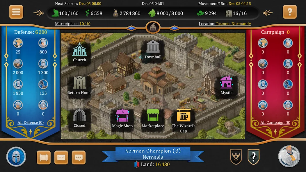 Conquest! [MOD: безлимитные ресурсы и войска] Screenshot 2