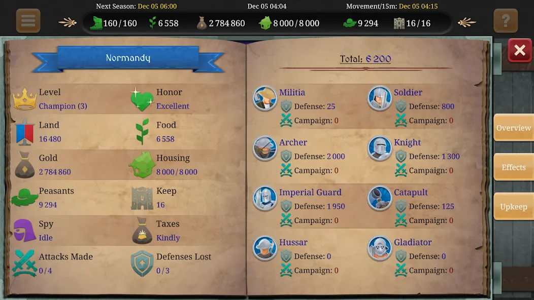 Conquest! [MOD: безлимитные ресурсы и войска] Screenshot 5